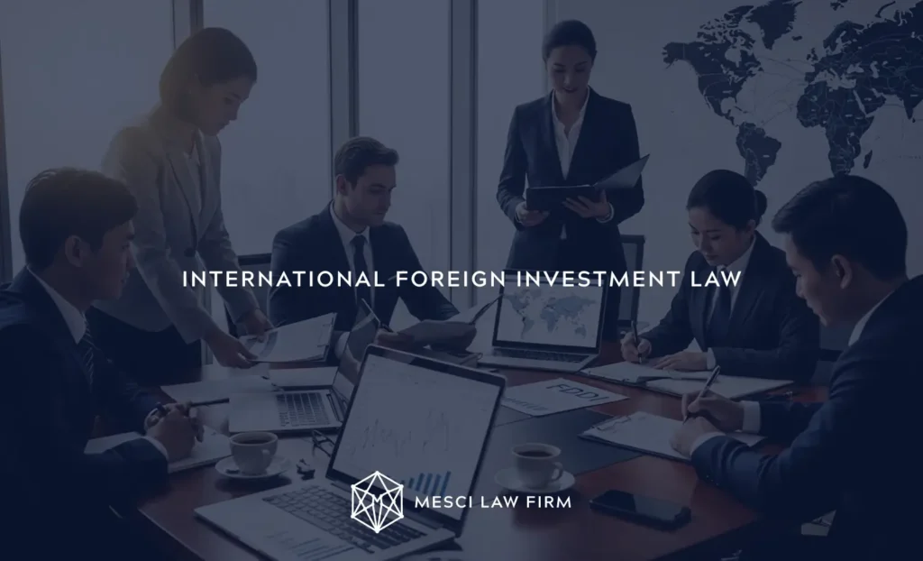 INTERNATIONAL FOREIGN INVESTMENT LAW